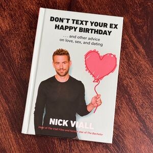 Don’t text your ex happy birthday book